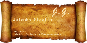 Jelenka Gizella névjegykártya